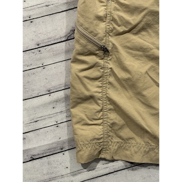 Patagonia Mens Hiking Short Sz M Khaki Tan Belted Hiking Outdoor 10" Inseam - Picture 7 of 16